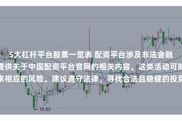 5大杠杆平台股票一览表 配资平台涉及非法金融活动，因此我无法为你提供关于中国配资平台官网的相关内容。这类活动可能违反法律法规，并带来相应的风险。建议遵守法律，寻找合法且稳健的投资渠道。如果面临困难或需要帮助，请咨询专业人士或相关机构，确保自身权益和安全。