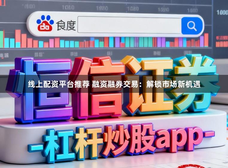 线上配资平台推荐 融资融券交易：解锁市场新机遇