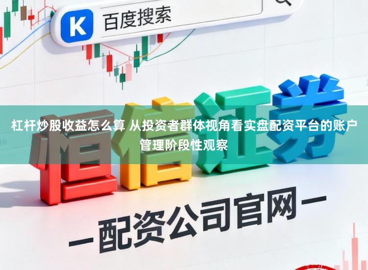 杠杆炒股收益怎么算 从投资者群体视角看实盘配资平台的账户管理阶段性观察